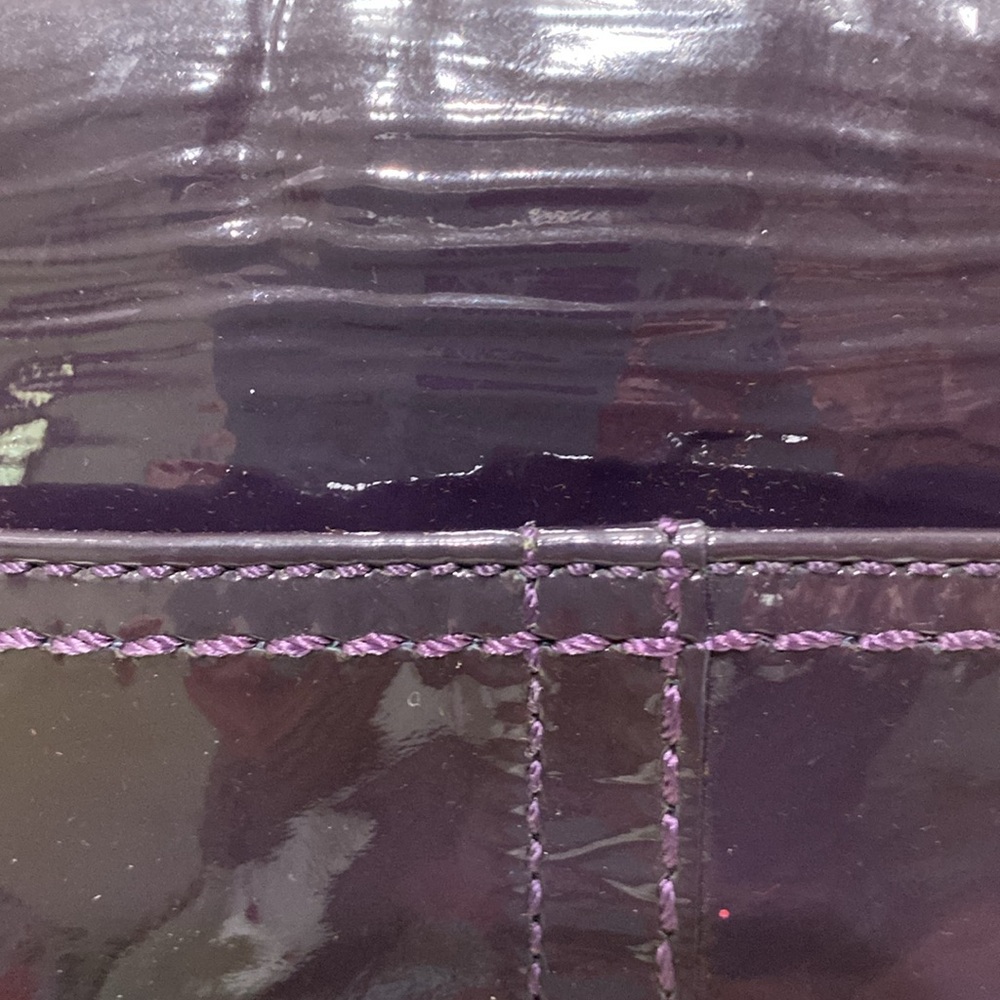 COACH (# Z17205) Purple Patent Leather Shoulder Bag - Picture 9 of 15